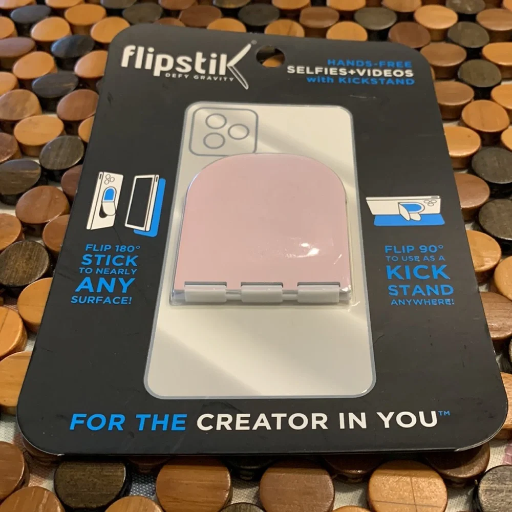 Flipstik phone kickstand